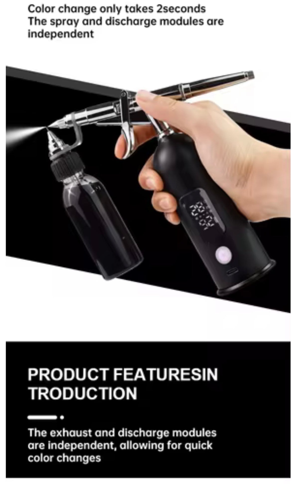 Extravagant Techniques No-Clog Pro X Cordless Barber Airbrush System