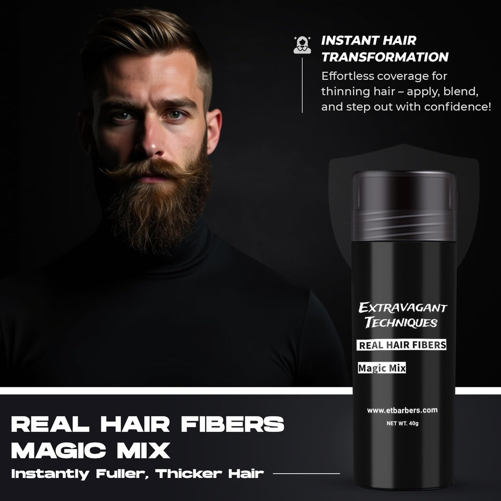Hair Fibers Powder – Real Hair Thickener for Thinning Hair