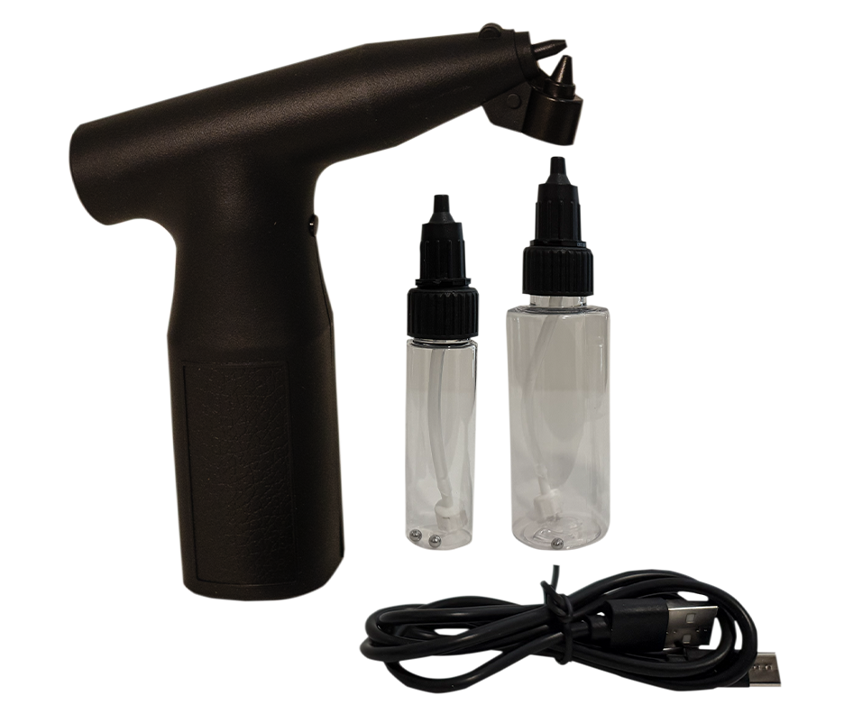 Extravagant Techniques No-Clog Airbrush Hairline Gun | Precision Hair Enhancement Tool | Ultra-Fine Mist | Barber Essential