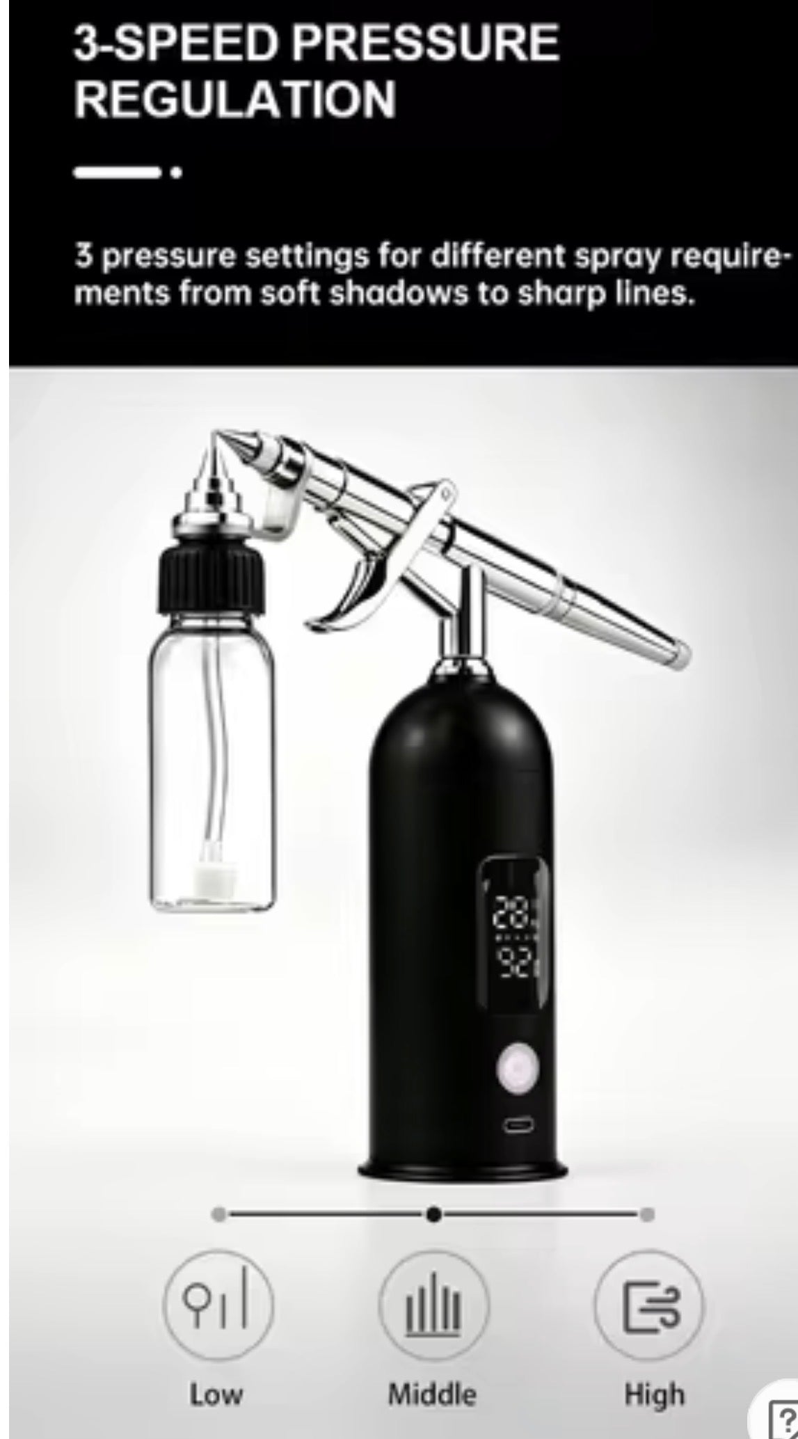 Extravagant Techniques No-Clog Pro X Cordless Barber Airbrush System