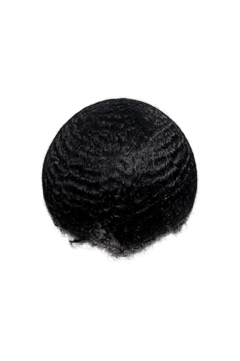 Natural low density wave 4-6mm Black