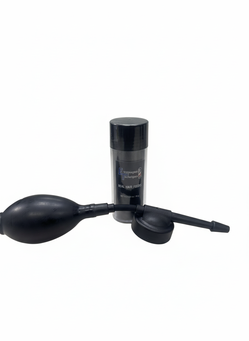 Extravagant Techniques™ Precision Fiber Kit (38g)
Real Hair Fibers + Precision Applicator