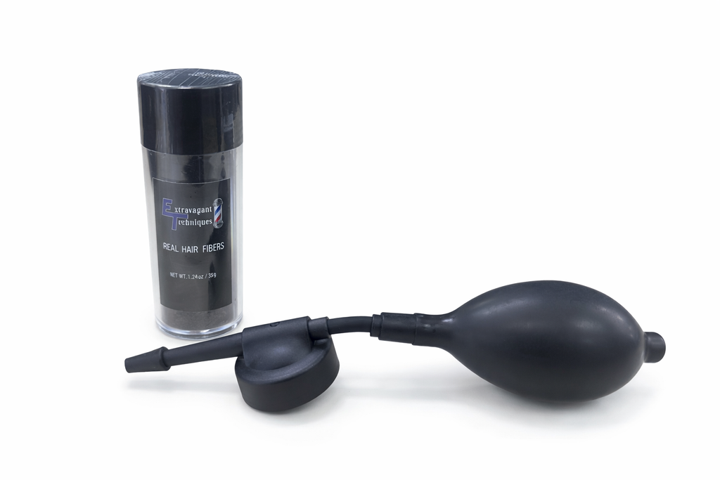 Extravagant Techniques™ Precision Fiber Kit (38g)
Real Hair Fibers + Precision Applicator