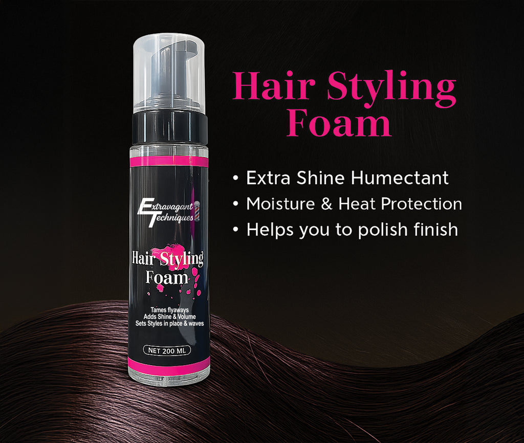 Hair Styling Foam for Waves, Shine & Hold