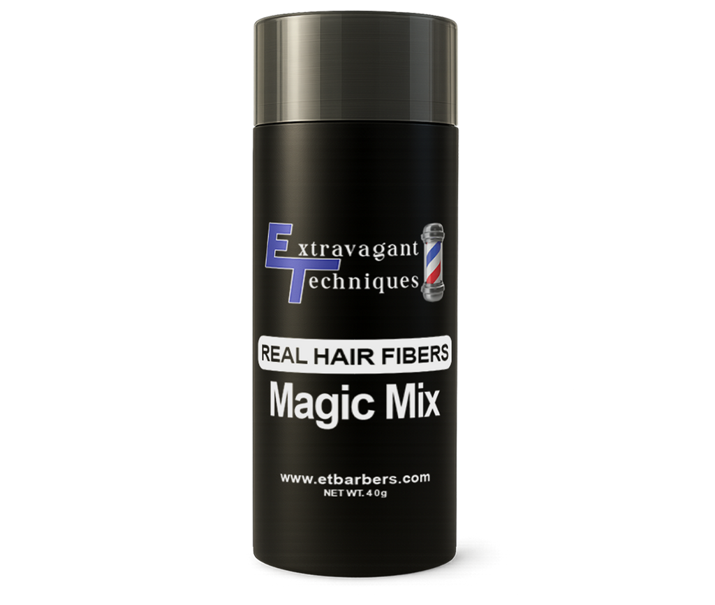 Extravagant Techniques 40g Hair Fibers | Instant Hairline Filler | Thicker, Fuller Look in Seconds | Barber-Grade Formula