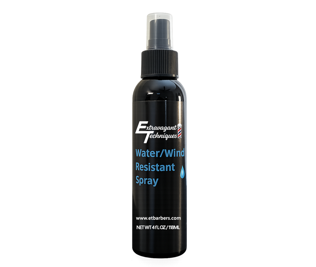 Water/Wind resistant fiber spray