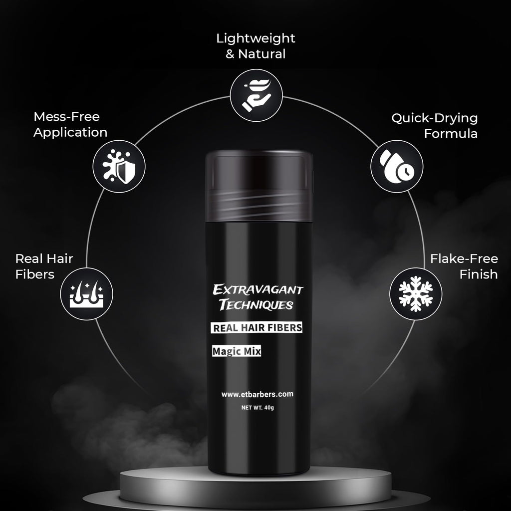 Hair Fibers Powder – Real Hair Thickener for Thinning Hair